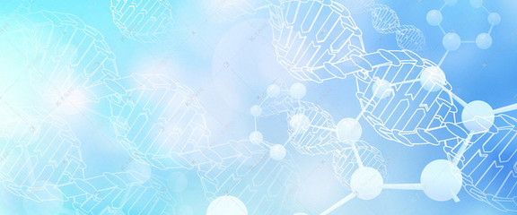 探索生命密碼 醫療生物科技分子結構背景圖免費資源指南